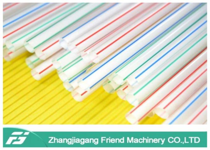 PE multicolore de 40kg/H pp buvant Straw Extruder Machine Co Extrusion 0
