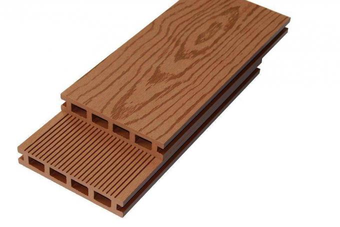 Chaîne de production de expulsion de panneau de la CE 250kg/H WPC résistant d'humidité 0
