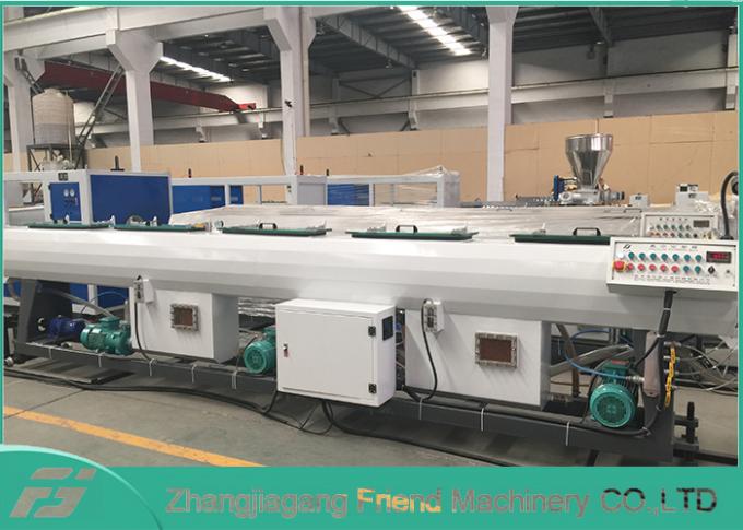 Ligne tuyau d'extrusion de tuyau du HDPE 50~110 de HDPE faisant à machine la productivité élevée 0