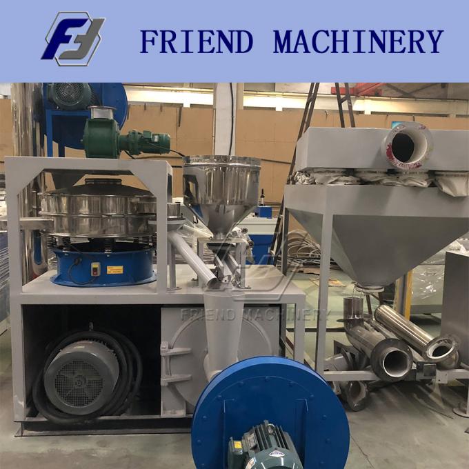 Machine en plastique de Pulverizer de 500kg/H 3700rpm de chute hermétique de PVC 0