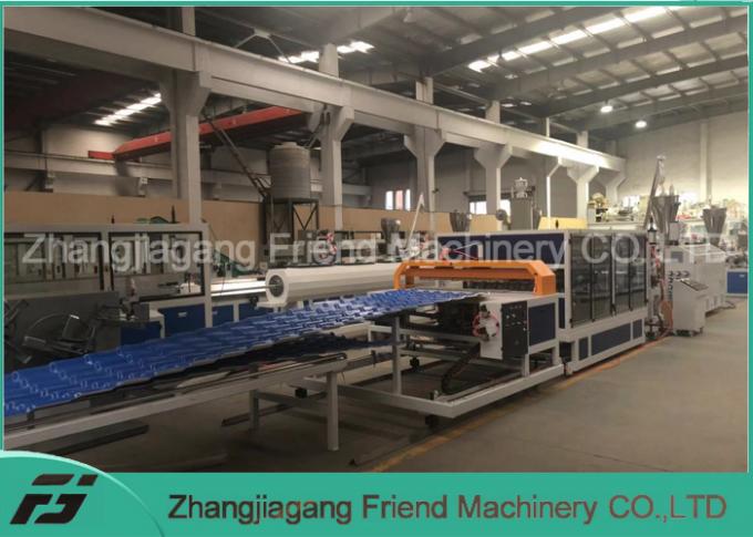 Résistance de charge de PVC ASA Tile Production Line High de l'extrusion 930mm de Co 2