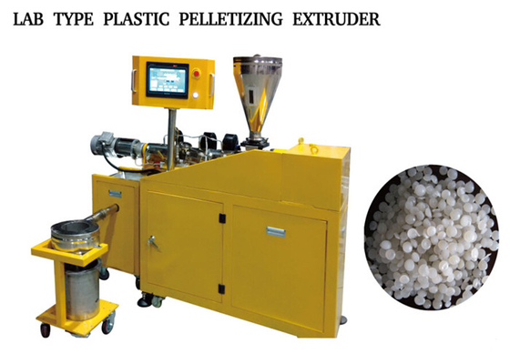 Good price Type de laboratoire - 1 - machine de pelletisation de PVC d'ANIMAL FAMILIER du PE 2kg/contrôle en plastique de PLC de machine de granules en ligne