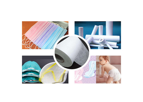Un bon prix. chaîne de production enflée de tissu de fonte non-tissée de la vis 400Kg/H pp de 65mm en ligne