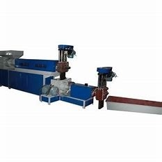 Un bon prix. granules durs de vis de coupe de PVC de pelletisation d'extrudeuse chaude jumelle conique de machine en ligne
