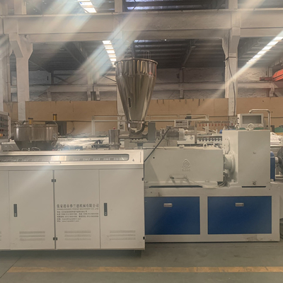 Good price ligne en plastique d'extrusion de la vis 400kg/H jumelle conique en ligne