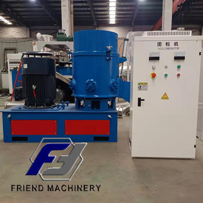 Un bon prix. machine en plastique de réutilisation en plastique de rebut de broyeur de 800kg/H Agglomerator en ligne