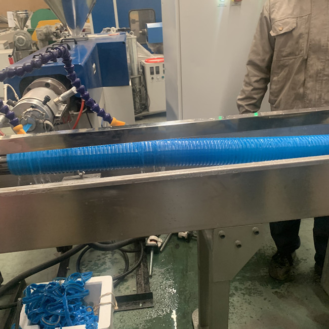Ligne d'extrusion de tuyau de PE de machine de tuyau de spirale de moteur de Siemens de granules de PVC 1