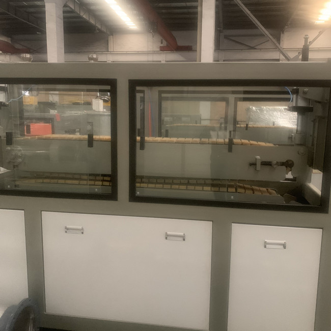 la chaîne de production d'extrudeuse de tuyau du HDPE 180kg/H machine d'extrusion nettoient à l'aspirateur la formation 4