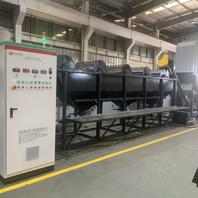 300kg/H ligne de réutilisation en plastique de rebut contrôle de PLC avec la fonction de Washsing 2