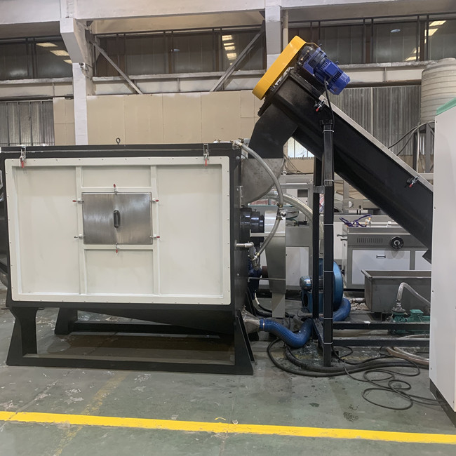 300kg/H ligne de réutilisation en plastique de rebut contrôle de PLC avec la fonction de Washsing 1
